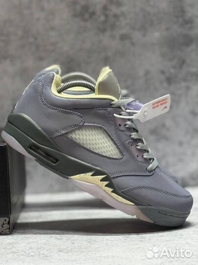 Кроссовки Nike PSG x Air Jordan 5 Low (Арт.29378)