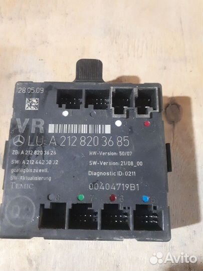 Блок управления двери А218 900 97 04 мерседес 212