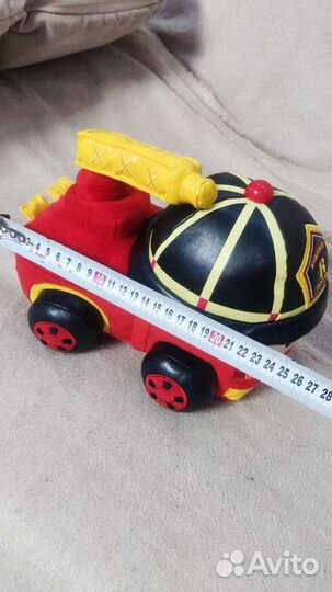 Робокар поли мягкая игрушка пожарная машина