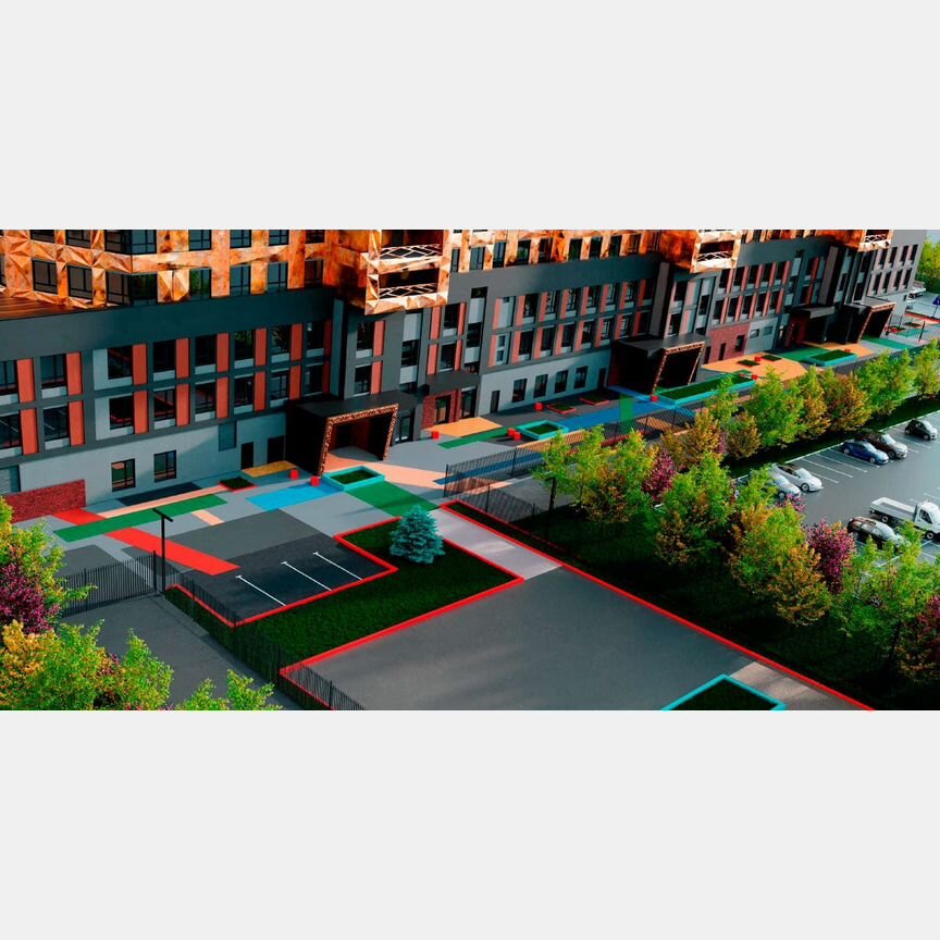 3-к. апартаменты, 61,1 м², 5/28 эт.