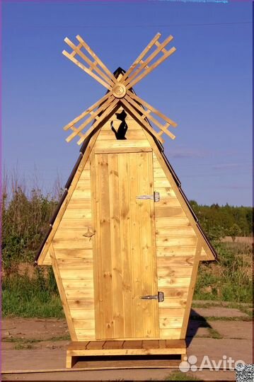 Дачный туалет с установкой