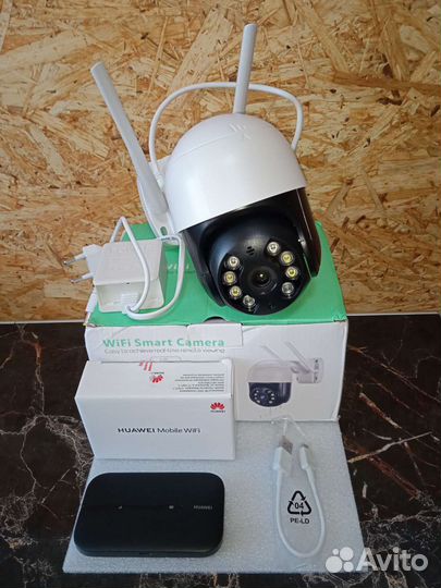 Видеонаблюдение, комплект с камерой 3м/п