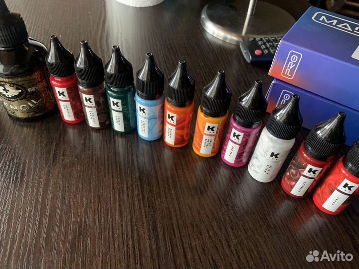 Краска для тату цветная