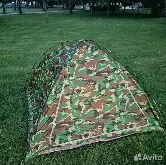 Палатка 3-местная однослойная для рыбалки и туризм