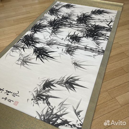 Картина «Бамбук». Япония. 92/160см