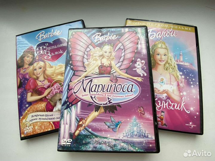 DVD диски мультфильмов Barbie/Барби