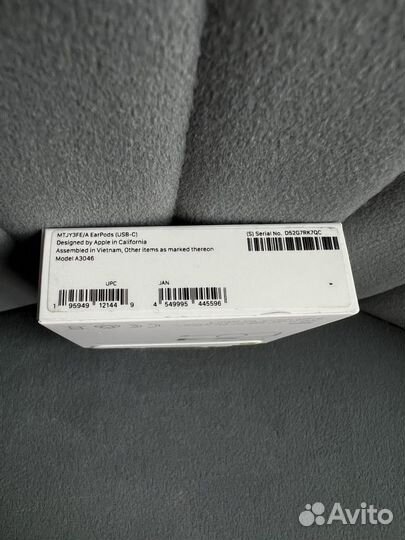 Наушники apple earpods type c 15 pro iPad usb c