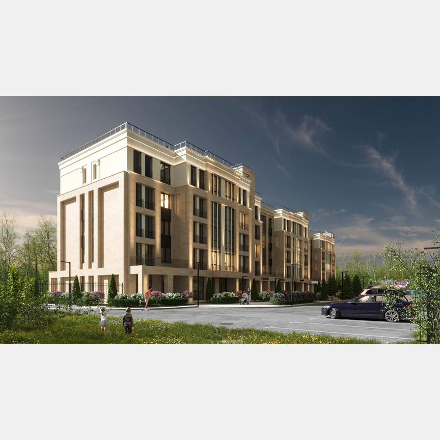 3-к. квартира, 89,4 м², 5/5 эт.