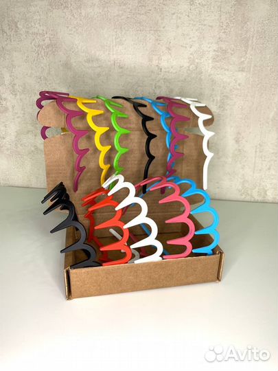 Ободки новые цветные 12 шт