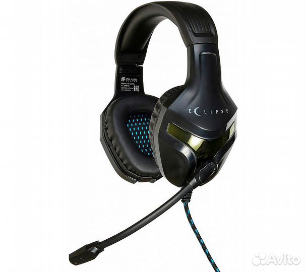 Компьютерная гарнитура Оклик HS-L370G Eclipse, чер