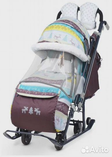 Детские санки-коляски Nika