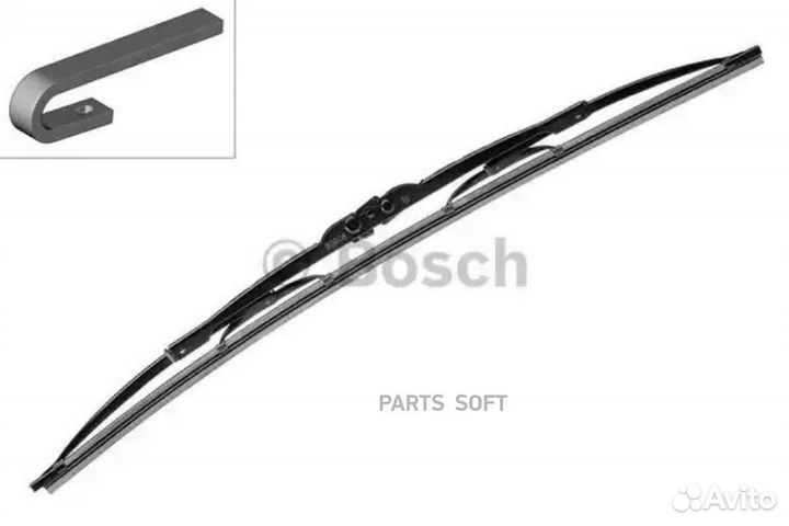 Bosch щетка\ 280/11' VW Polo/Lupo,Ford Mondeo/Focus/Fiesta/Fusion,Seat Arosa/Cordoba (задн)