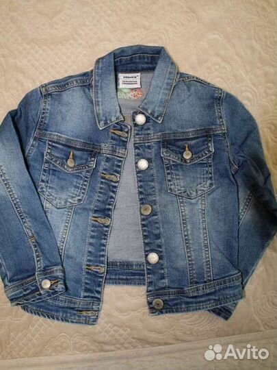 Кардиган, джинсовка 4-6 лет