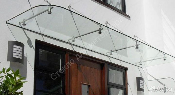 Стеклянный навес