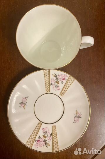 Чайная пара лфз костяной фарфор 