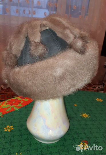 Шапка норковая женская р.57