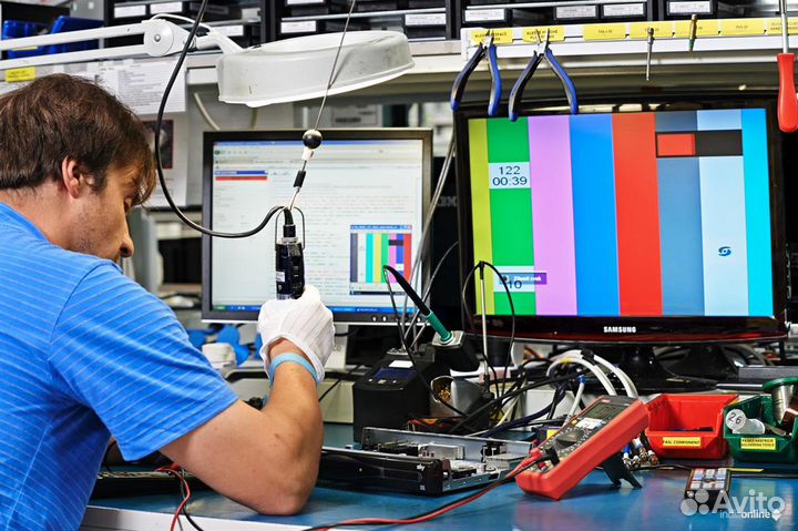 Ремонт телевизоров.Замена подсветки с выездом