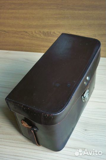 Ретро Кожаный Кофр для фотокинотехники СССР 60-х г