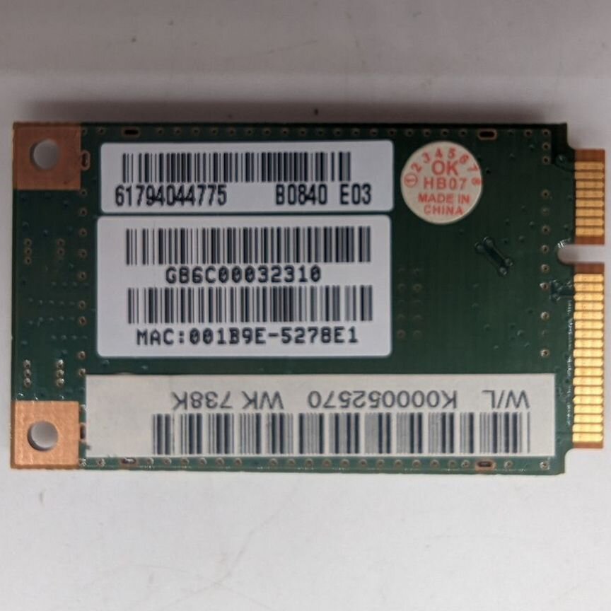 [G86C00032310] Wi-Fi Модуль G86c00032310, Toshiba Equium L40