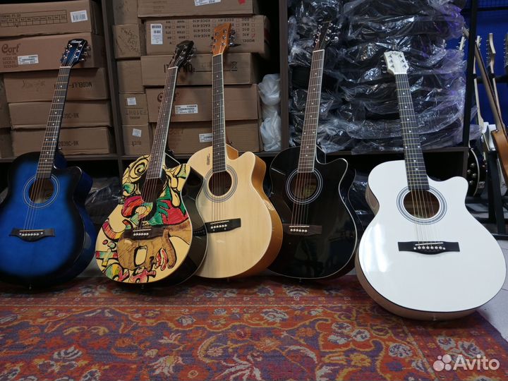 Гитара акустическая 40 дюймов новая