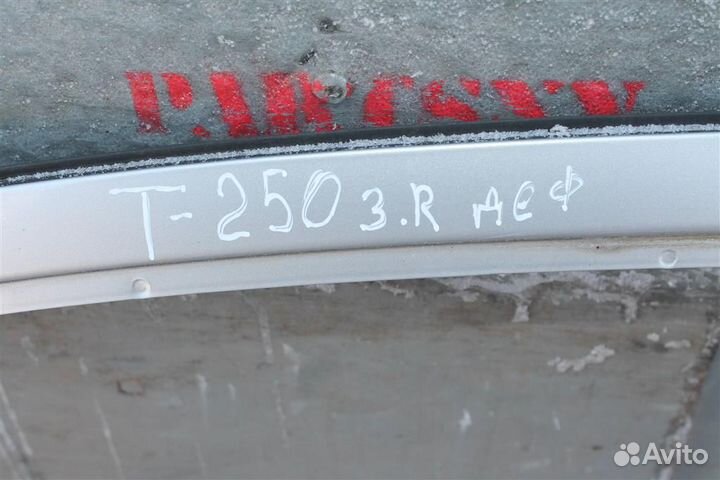 Дверь задняя правая Шевроле Авео Т250