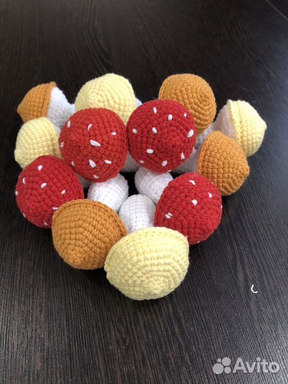 Грибочки вязанные