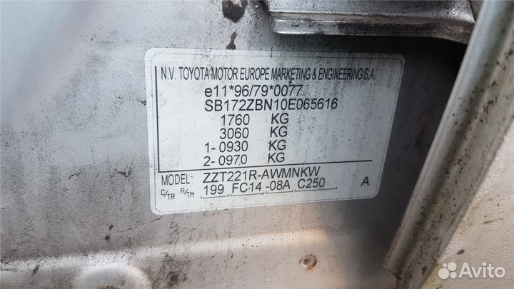 Разбор на запчасти Toyota Avensis 1 1997-2003