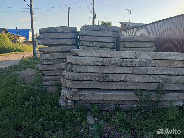 Плиты дорожные бу 3х1 20