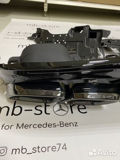 Диффузор на Mercedes w205 дорест 6.3 AMG