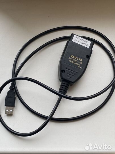 Диагностический адаптер vag219 Вася диагност 19.6