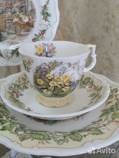 Ежевичная поляна Brambly Hedge Spring набор посуды