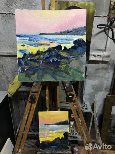 Картина маслом пейзаж