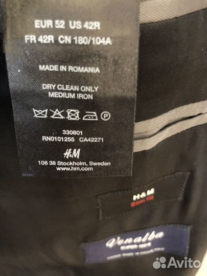 Пиджак новый H&M 52р