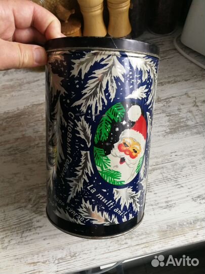 Жестяная коробка СССР 