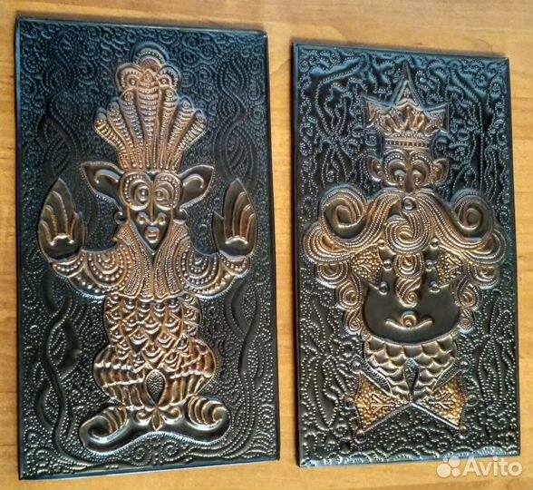 Панно чеканное - серии