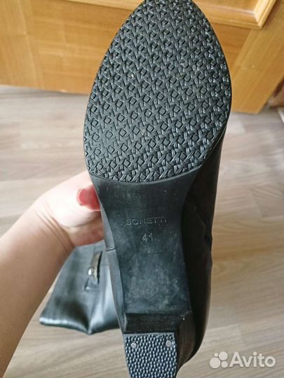 Сапоги женские зимние натуральная кожа 40