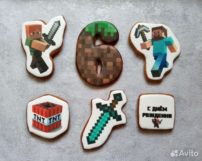 Имбирные пряники и печать на сахарной бумаге