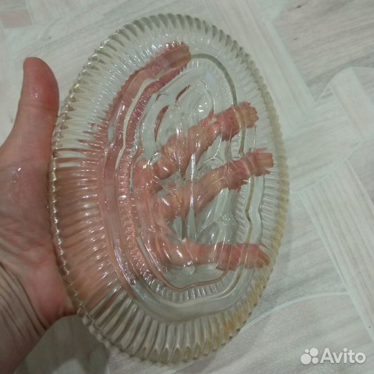 Селедочница СССР стекло