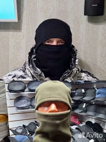 Шапка флисовая. Балаклава Баф 3 вида