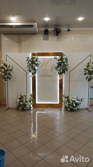 Оформление свадьбы, юбилея,фотозоны