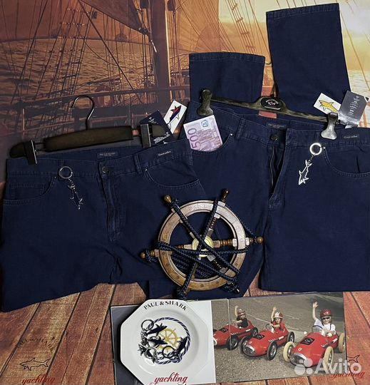 Paul&Shark Джинсы Deluxe Лен-Хлопок S24 Фаб3000