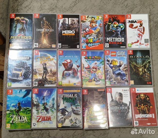 Игры для nintendo switch катриджи