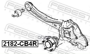 Ступица задняя (ford focus II 2004-2008) febest