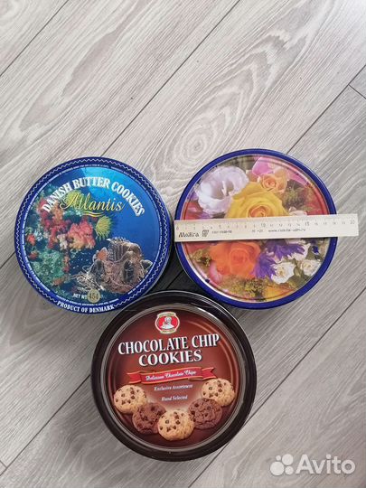 Банки жестяные для мелочей