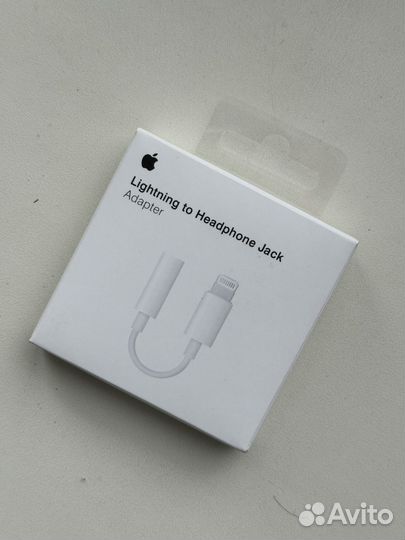 Переходник Apple Lighting to 3.5 mm jack