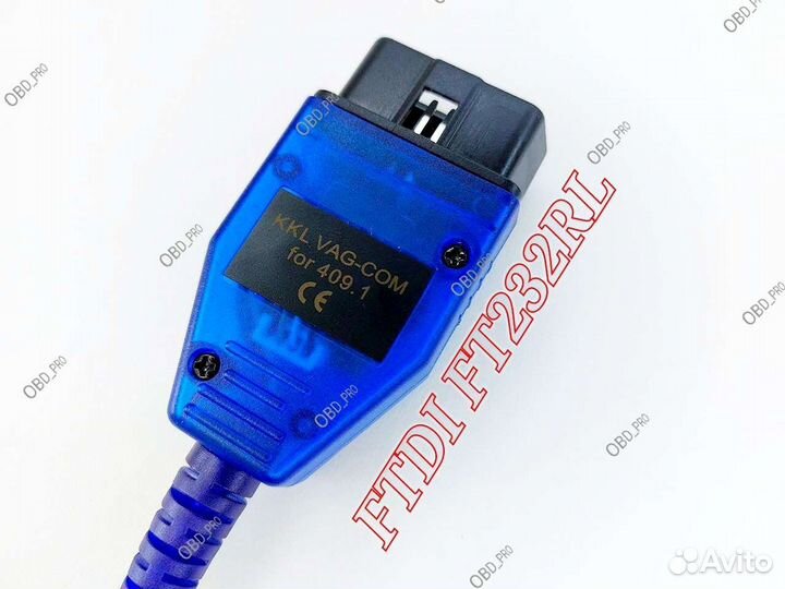 VAG COM 409 1 KKL OBD диагностический кабель