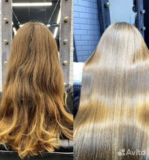 Модель на кератиновое выпрямление волос