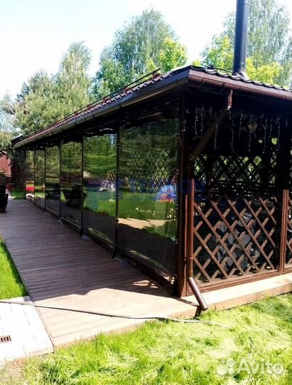 Мягкие окна для террас