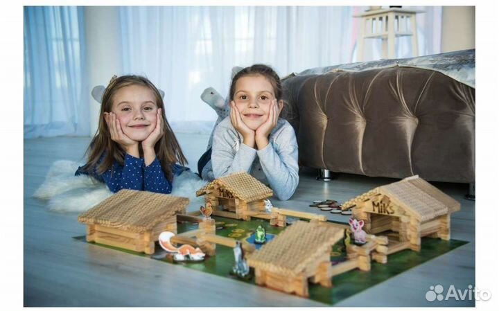 Деревянный конструктор ферма