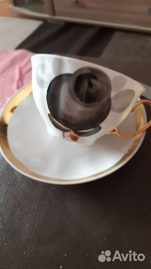 Чашка с блюдцем дулево